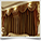 Pleated curtains with valance